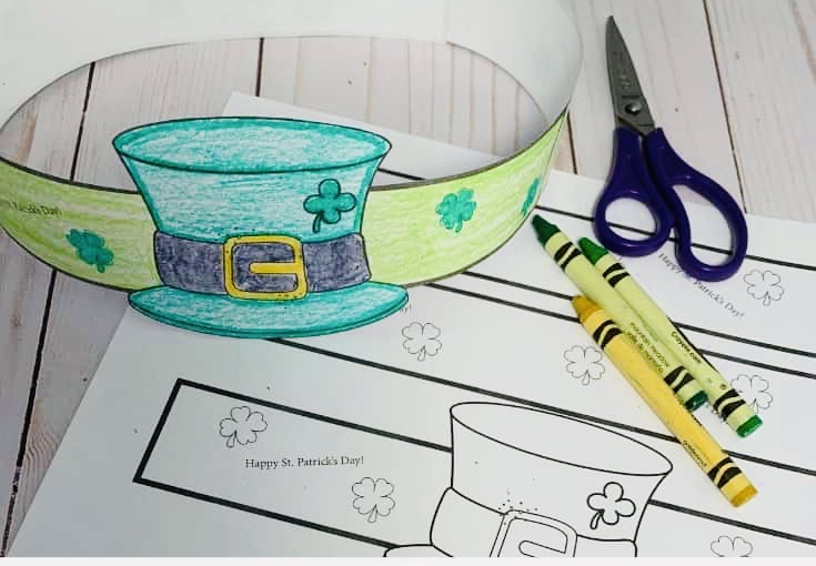 Coloring Leprechaun Hat