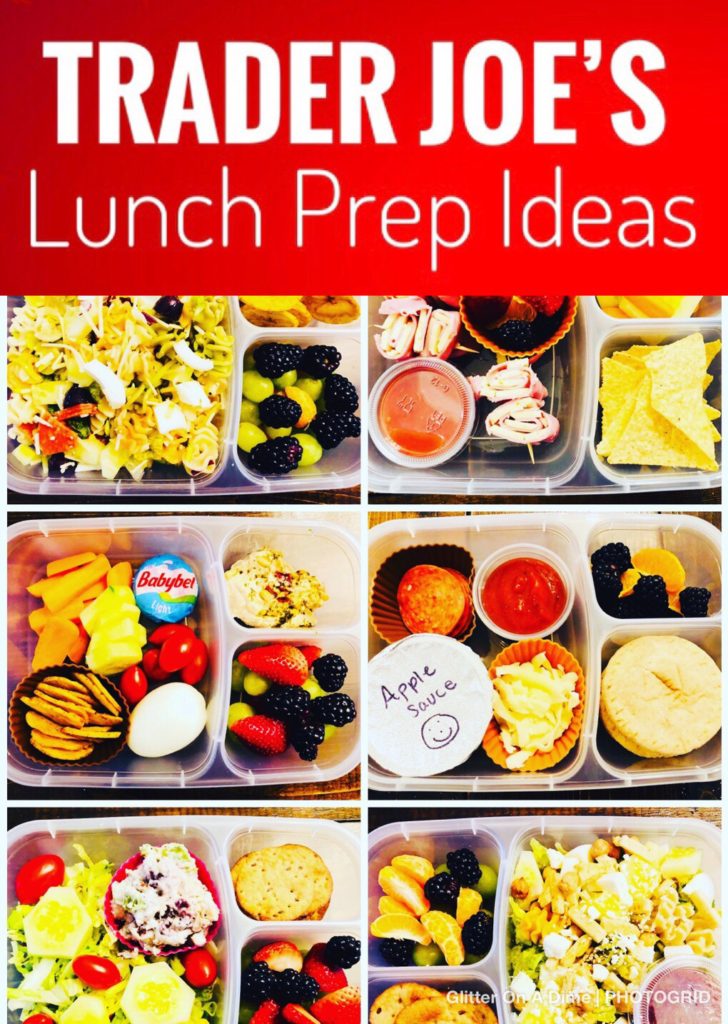 Delcious Trader Joe's Lunch Prep Ideas - make your week go smoother by doing a weekly lunch prep. Here are some fun ideas using all products from Trader Joe's.