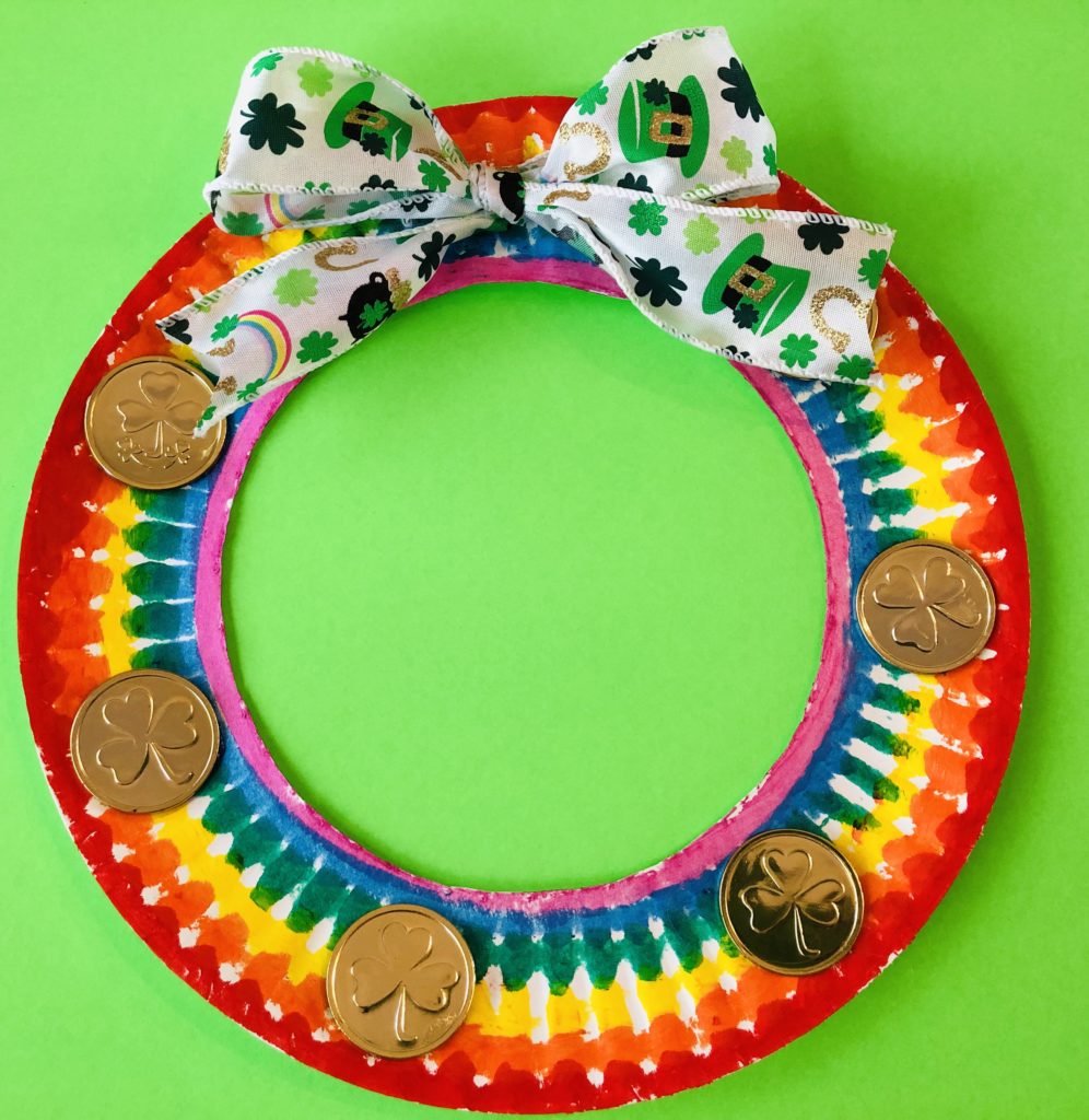 St. Patrick's Day Paper Plate Craft