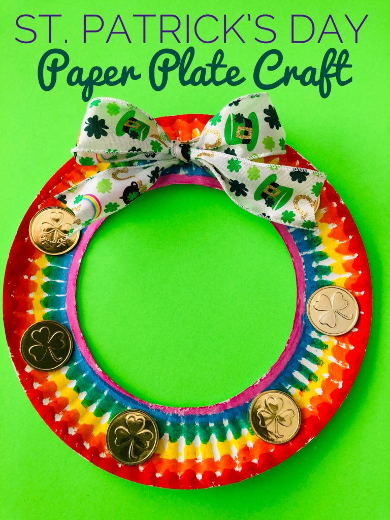 St. Patrick's Day Paper Plate Craft