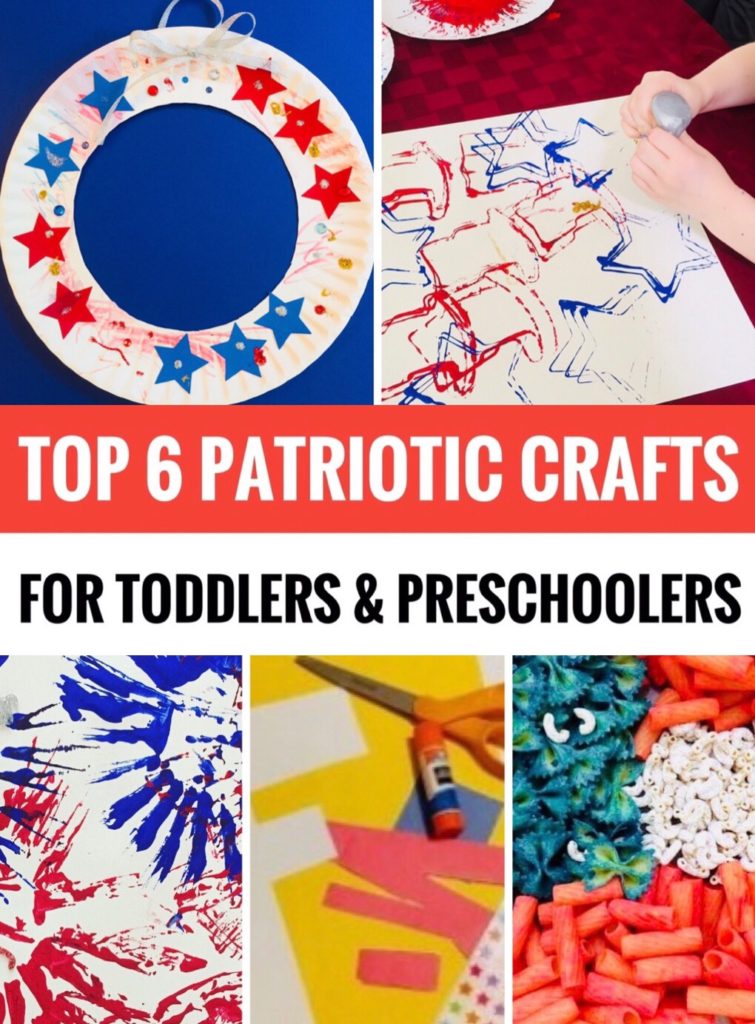 Patriotic Crafts for Toddlers and Preschoolers