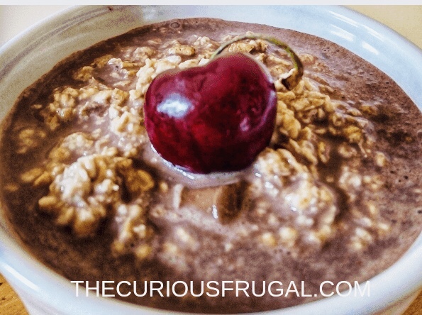 Chocolate Cherry Overnight Oats