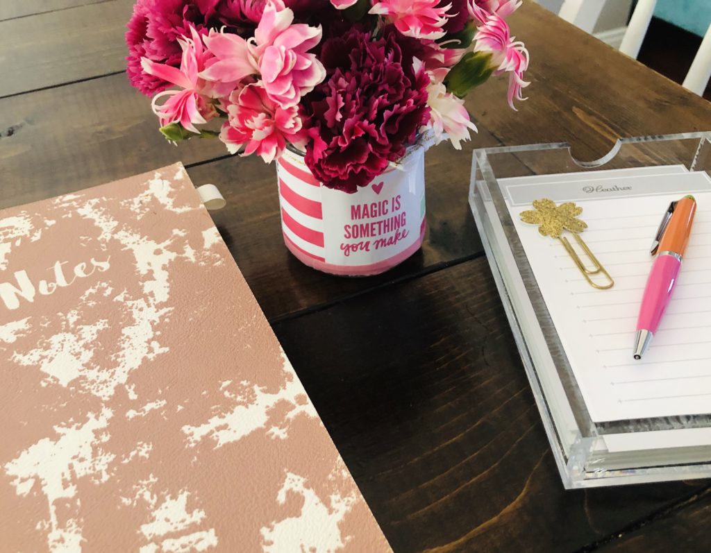 Yogurt Jar Flower Vase