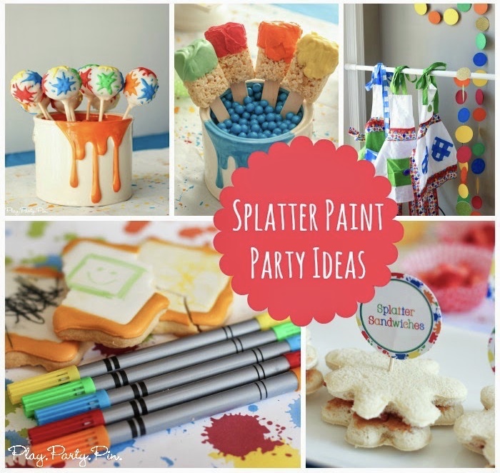 Splatter Paint Party Ideas