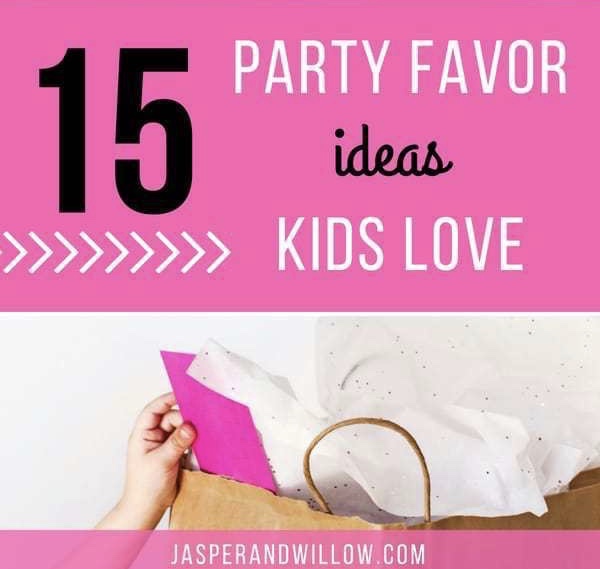 Party Favor Ideas for Kids