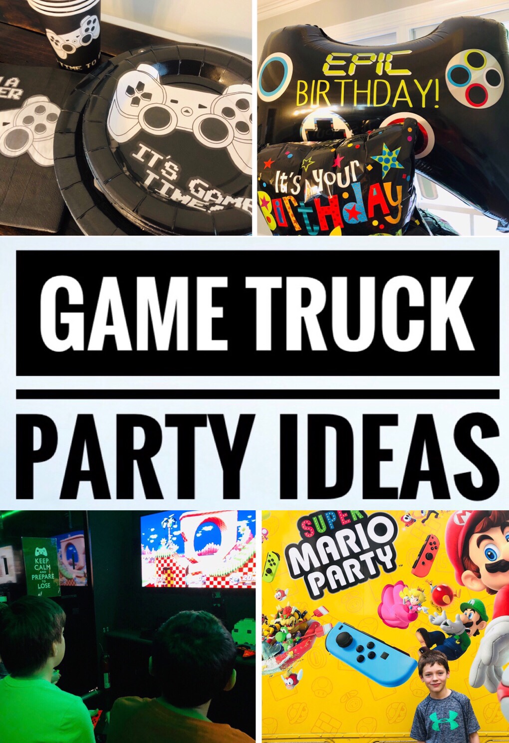 Video Game Truck Party Ideas Glitter On A Dime
