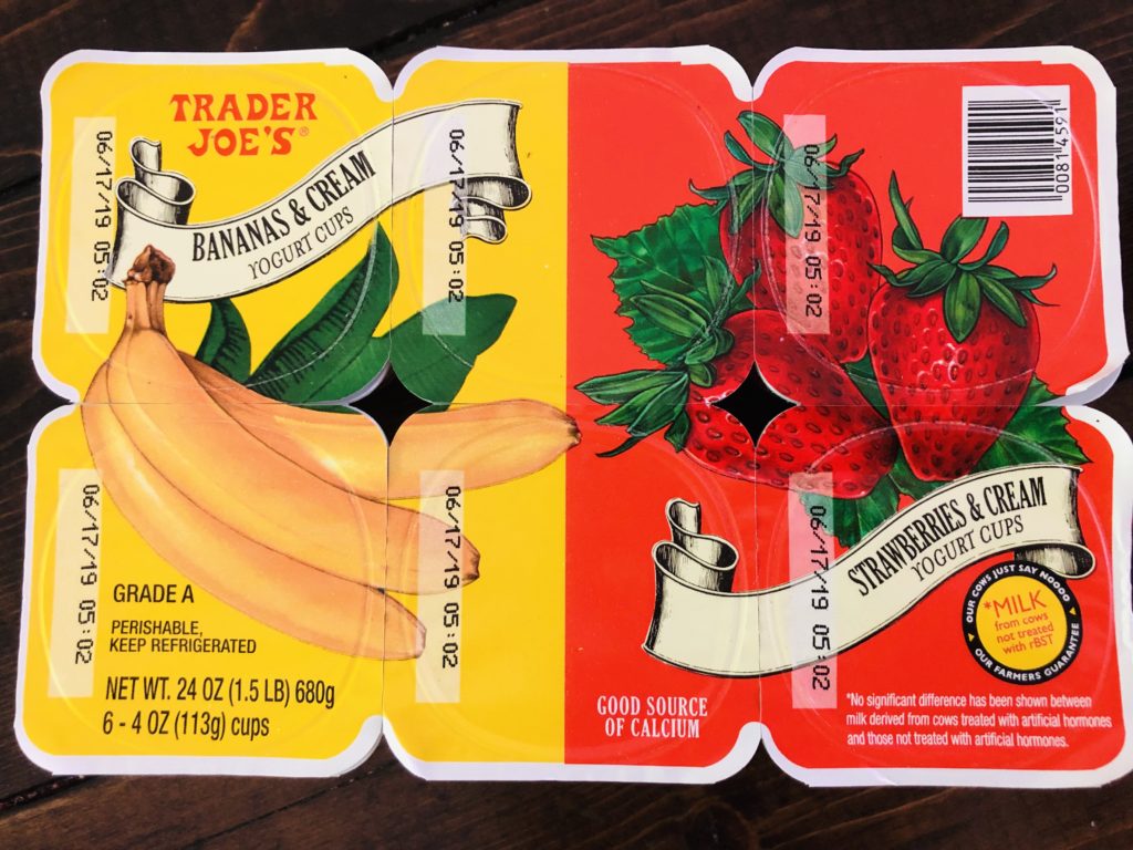 Yogurt Cups from Trader Joe's