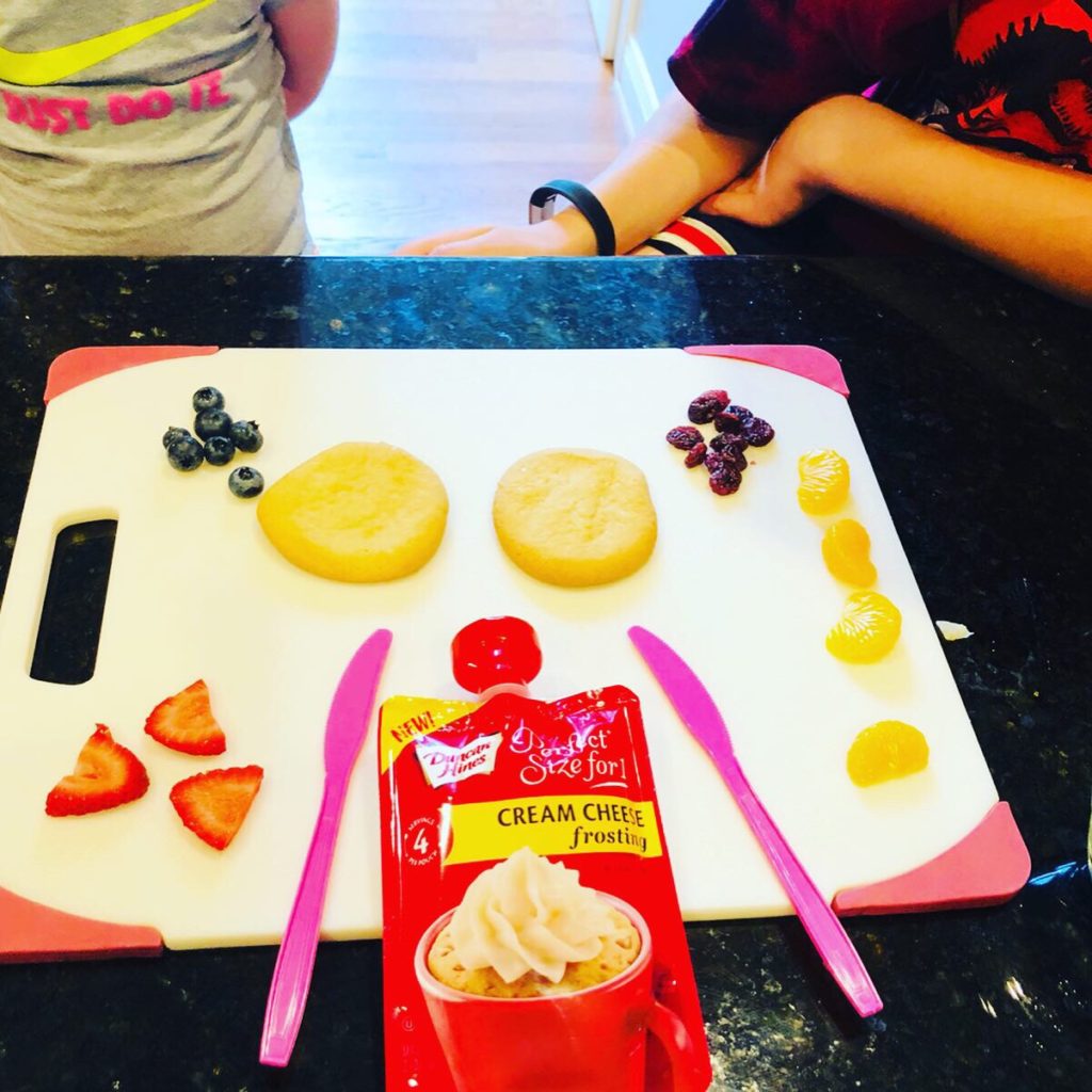 Kids Create Butterfly Fruit Cookies