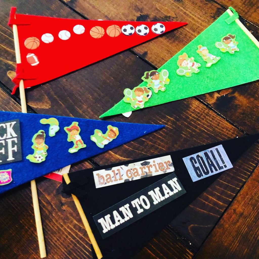 Sports Week Pennant Craft