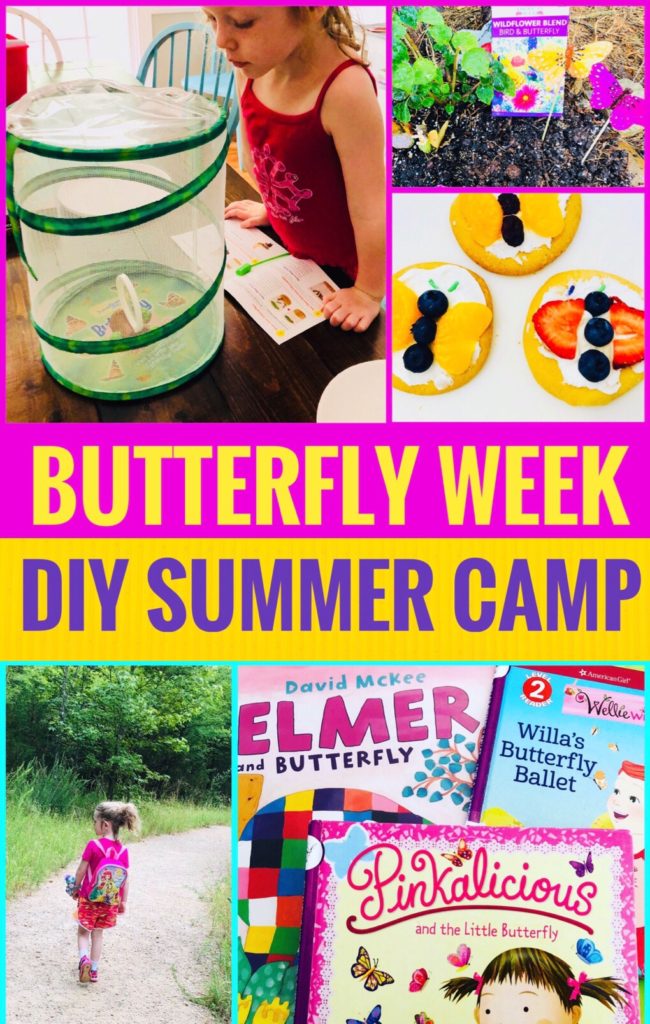 DIY Summer Camp Butterfly Week - fun crafts and activities to keep the kids busy this summer!