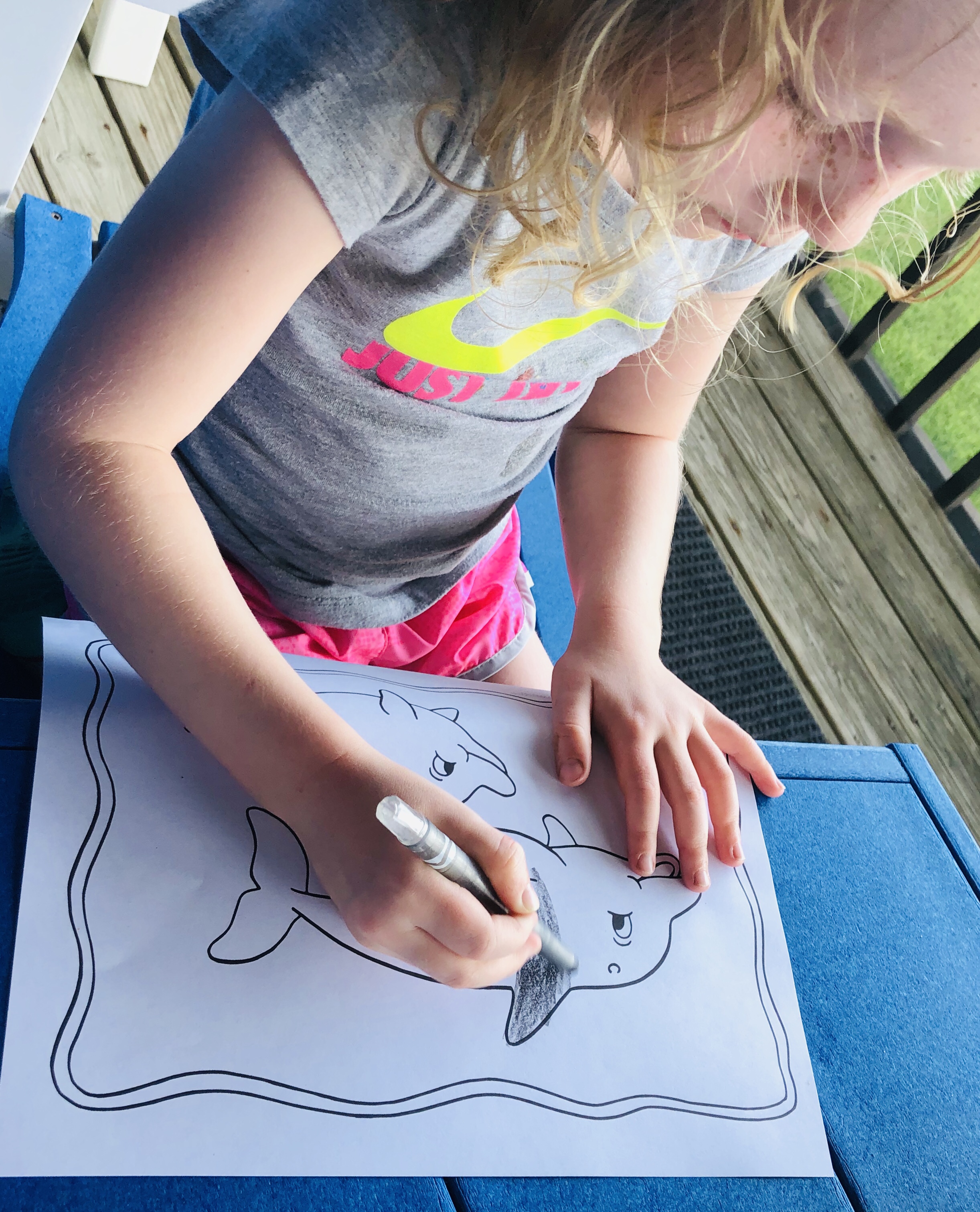 Beach Coloring Sheets