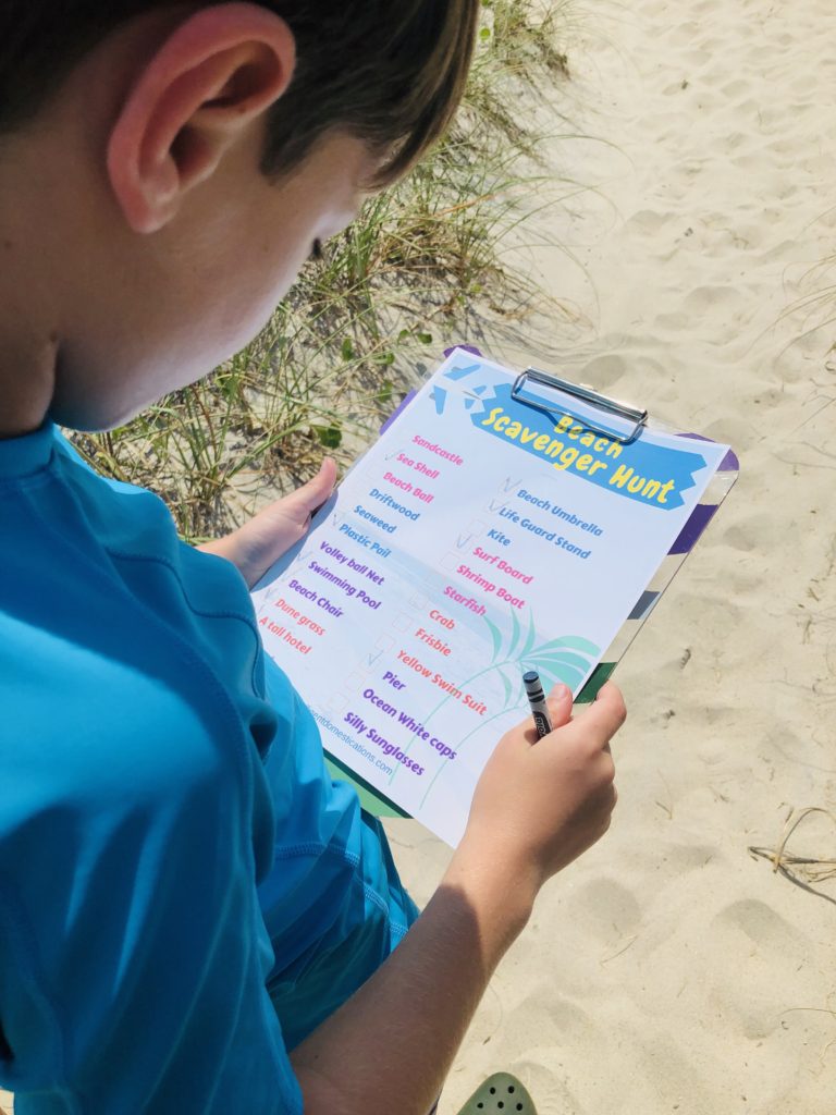 Beach Scavenger Hunt