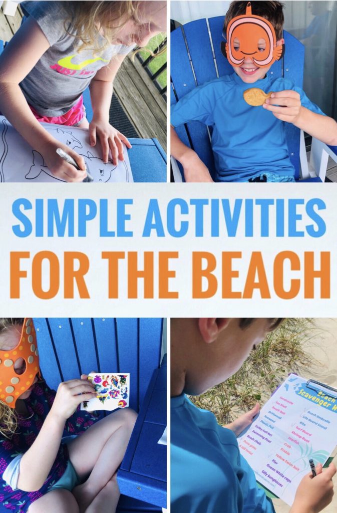 Simple Beach Activities for Kids - fun ways to keep the kids busy on your vacation!