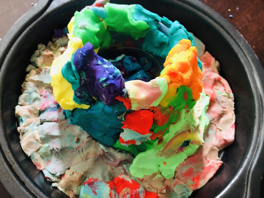 Play Dough Volcano