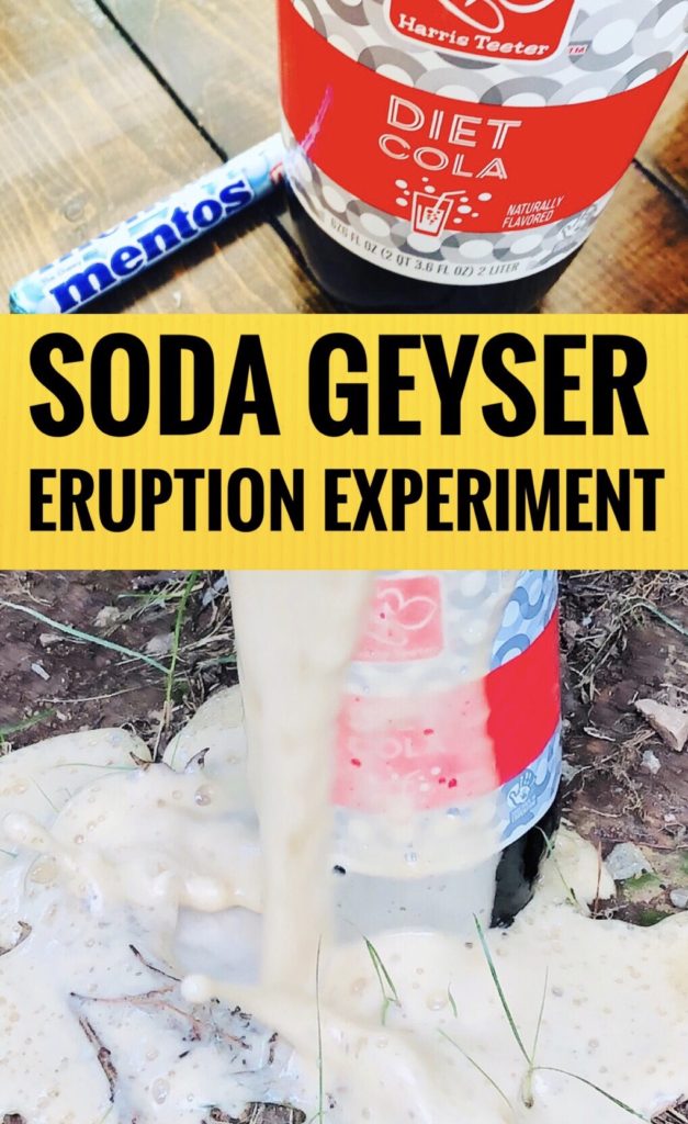 Soda Geyser Eruption Experiment - Science for Kids