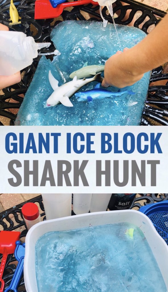 Ice Block Shark Hunt - Fun Summer Activity for Shark Week