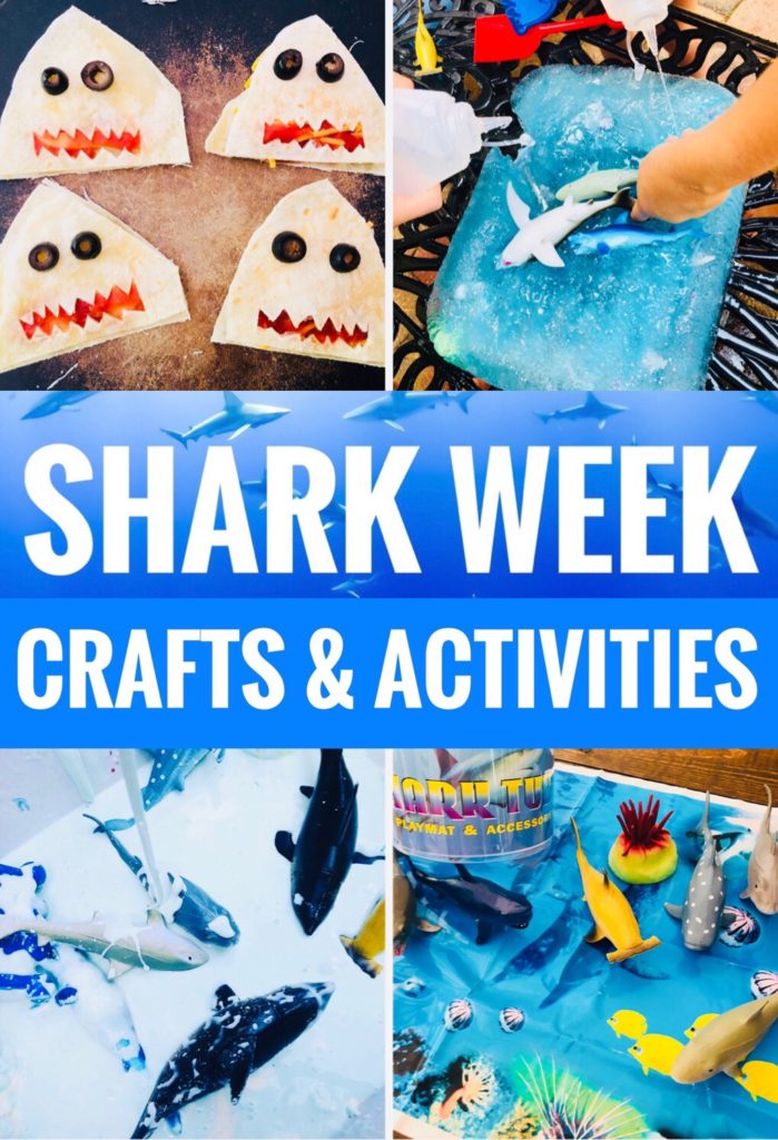 Shark Themed Crafts & Activities for Kids