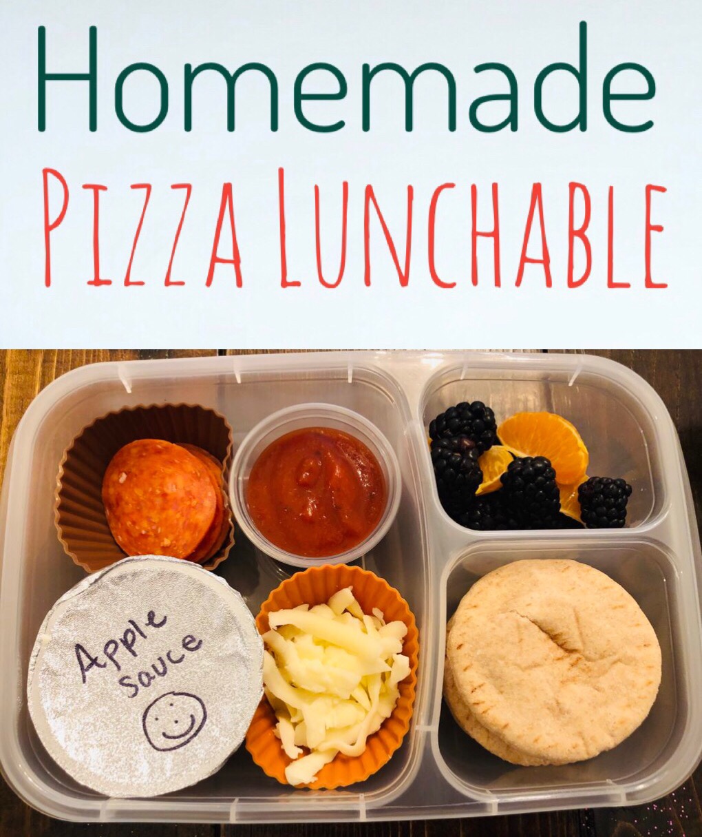 Homemade Pizza Lunchable for Back to School Glitter On A Dime