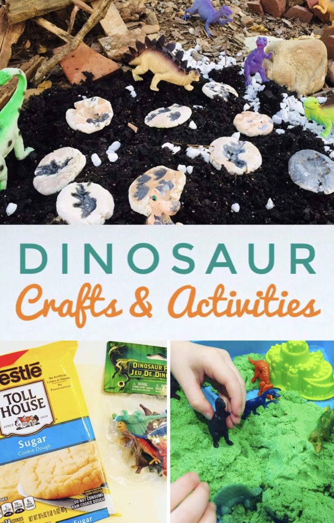 Dinosaur Themed Crafts and Activities for Kids