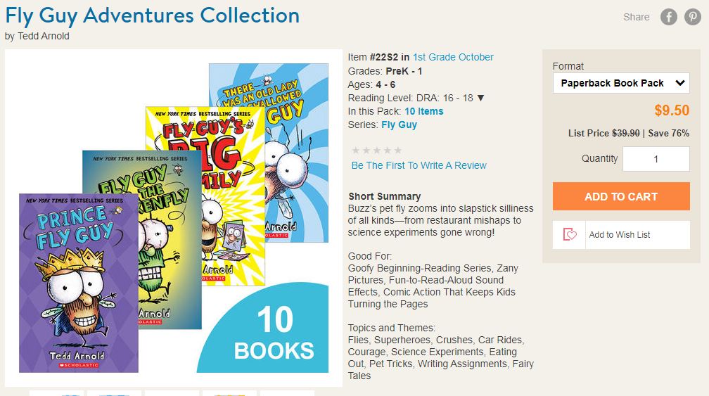 How to find $1 books from Scholastic Book Club