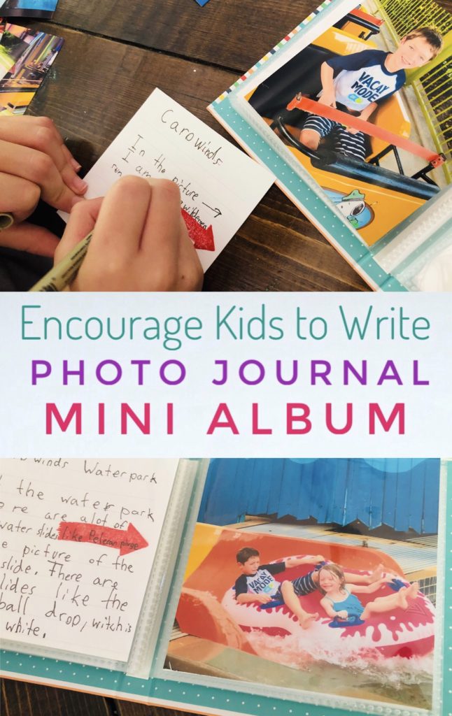 Have your kids create a summer photo journal album to record their memories! This fun activity is a great way to get them writing.