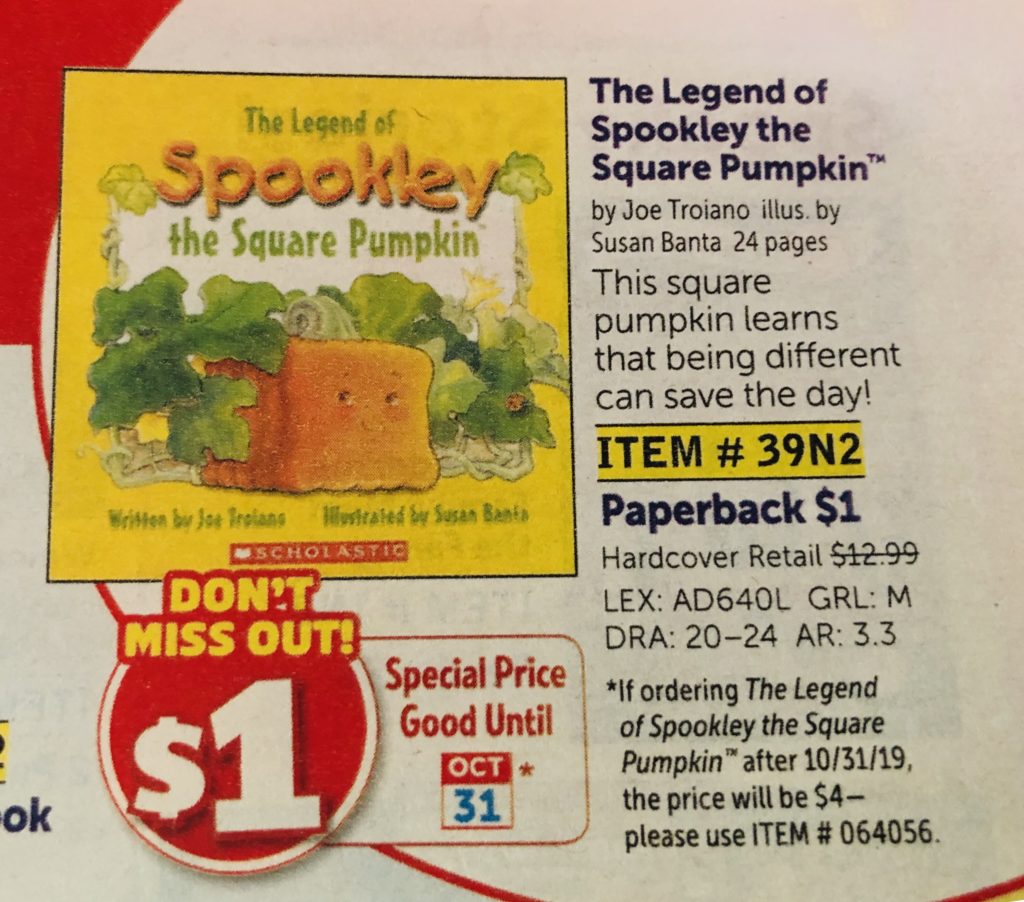 Scholastic Book Club Orders – $1 Books (Fall 2019) - Glitter On A Dime