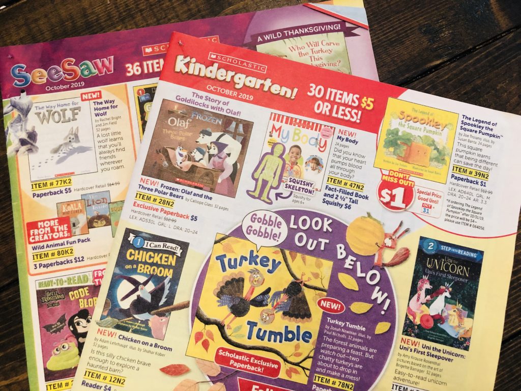 Scholastic Book Club Orders – $1 Books (Fall 2019) - Glitter On A Dime