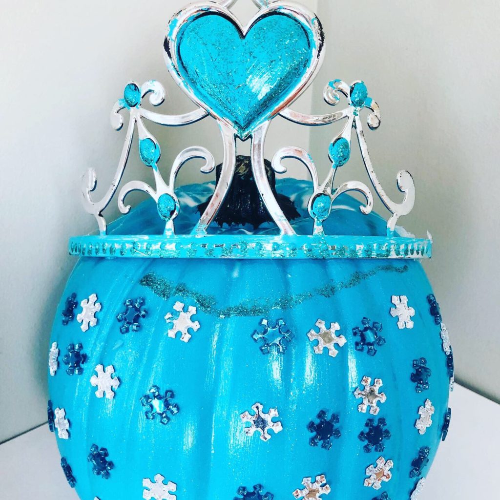 Frozen Elsa Pumpkin Craft for Kids