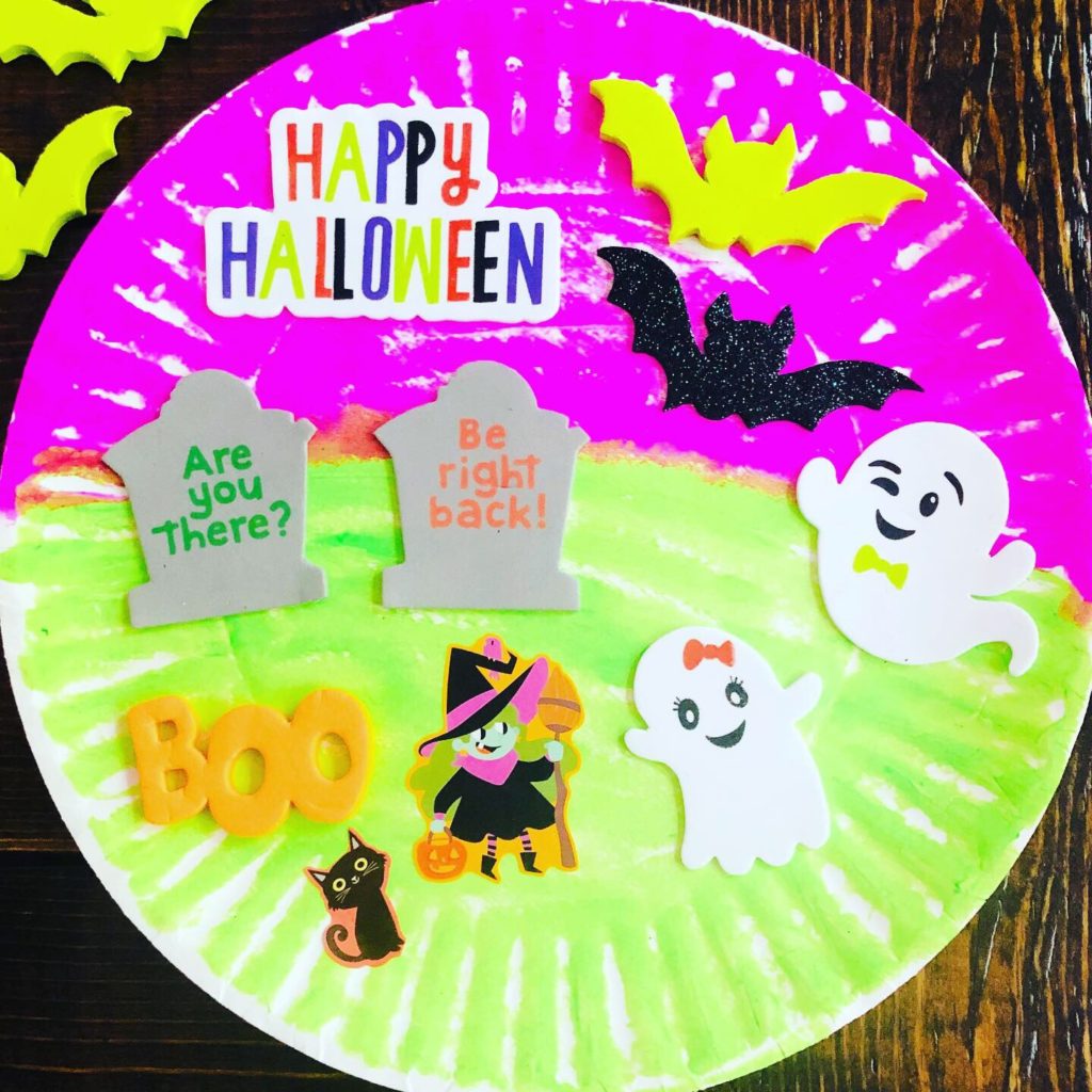 Halloween Paper Plate Craft
