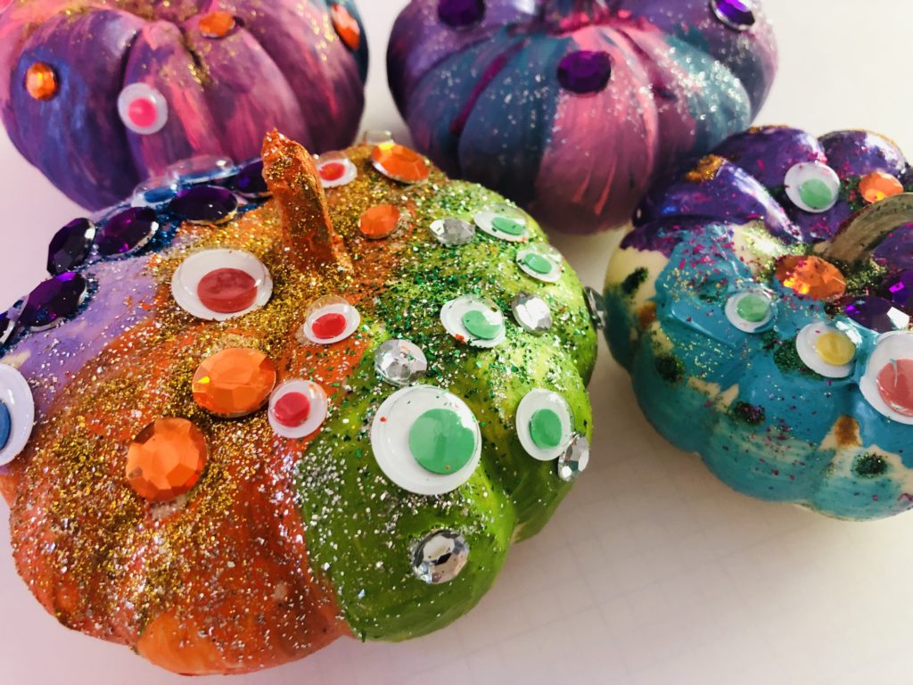 Pumpkin Decorating with kids