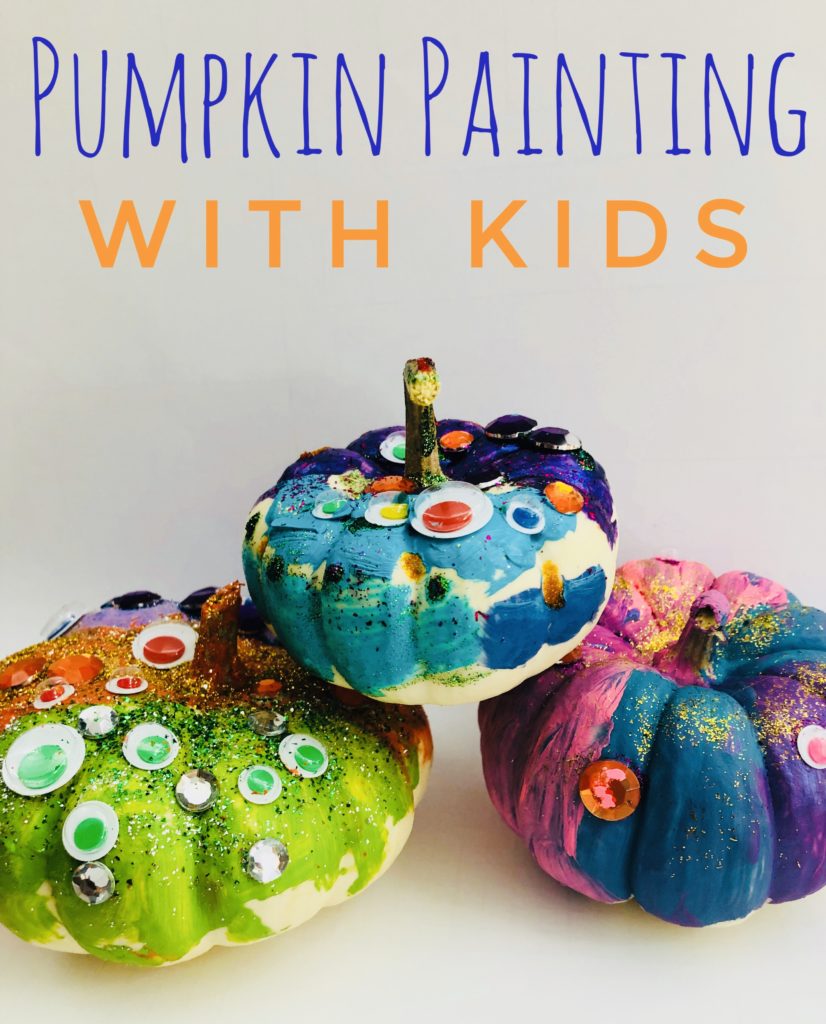 Pumpking Painting Tray from Dollar Tree - Glitter On A Dime