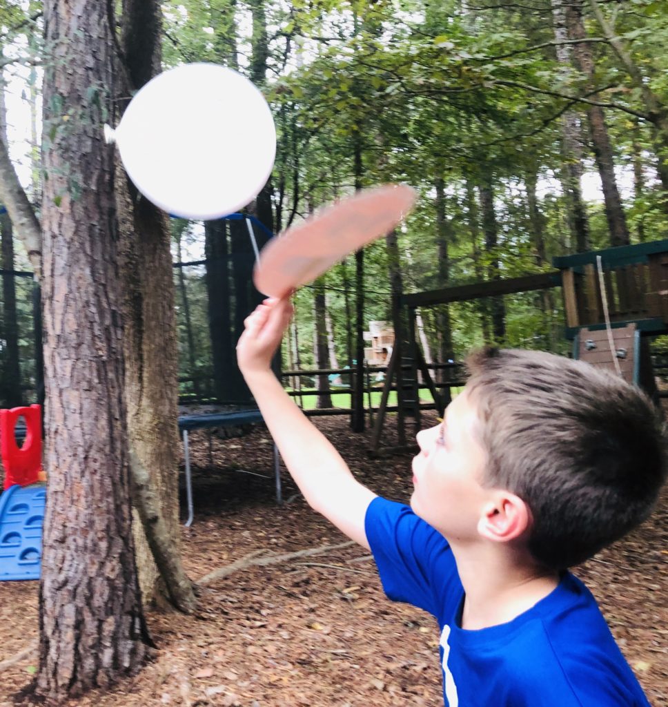 Halloween Balloon Tennis