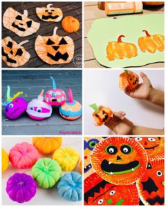 Pumpkin Crafts for Toddlers and Preschoolers