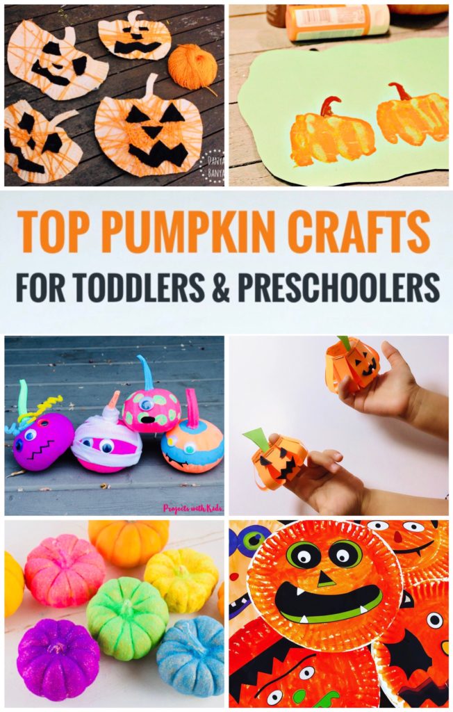 Pumpkin Crafts for Toddlers and Preschoolers