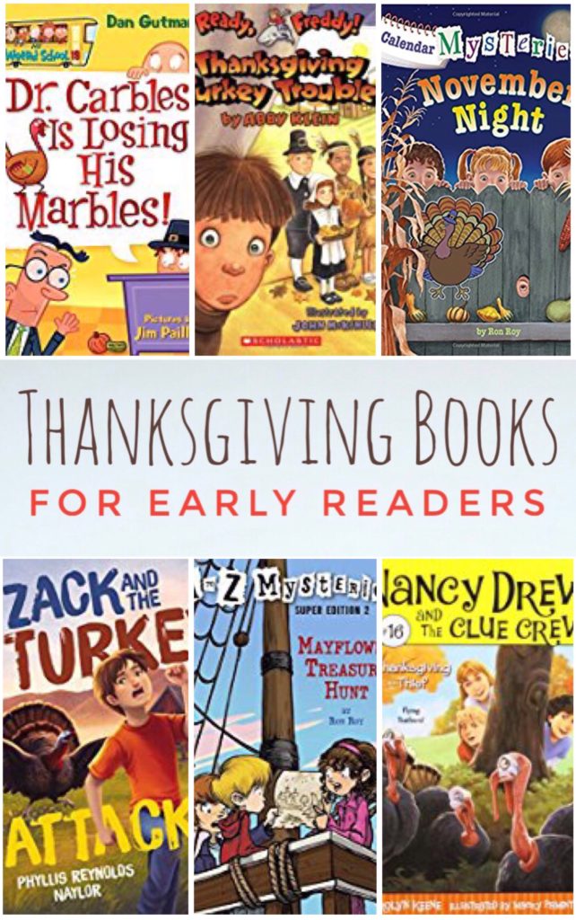 Thanksgiving Chapter Books for kids