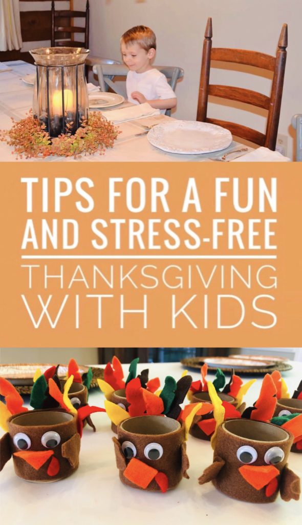 Follow these tips for a fun and stress-free Thanksgiving with kids. Actually enjoy this holiday with your family and make wonderful memories.