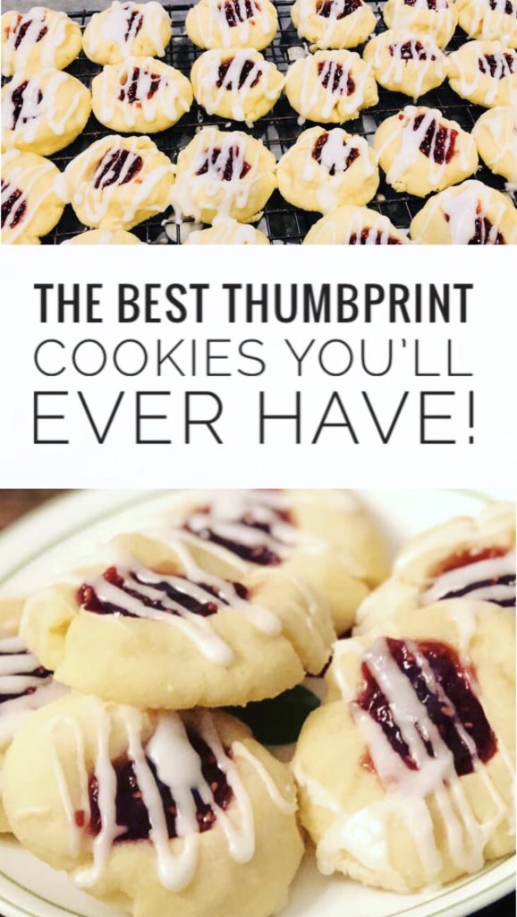 These Buttery Almond Thumbprint Cookies ar melt in your mouth delicious! They will be the best thumbprint cookies you'll ever have!