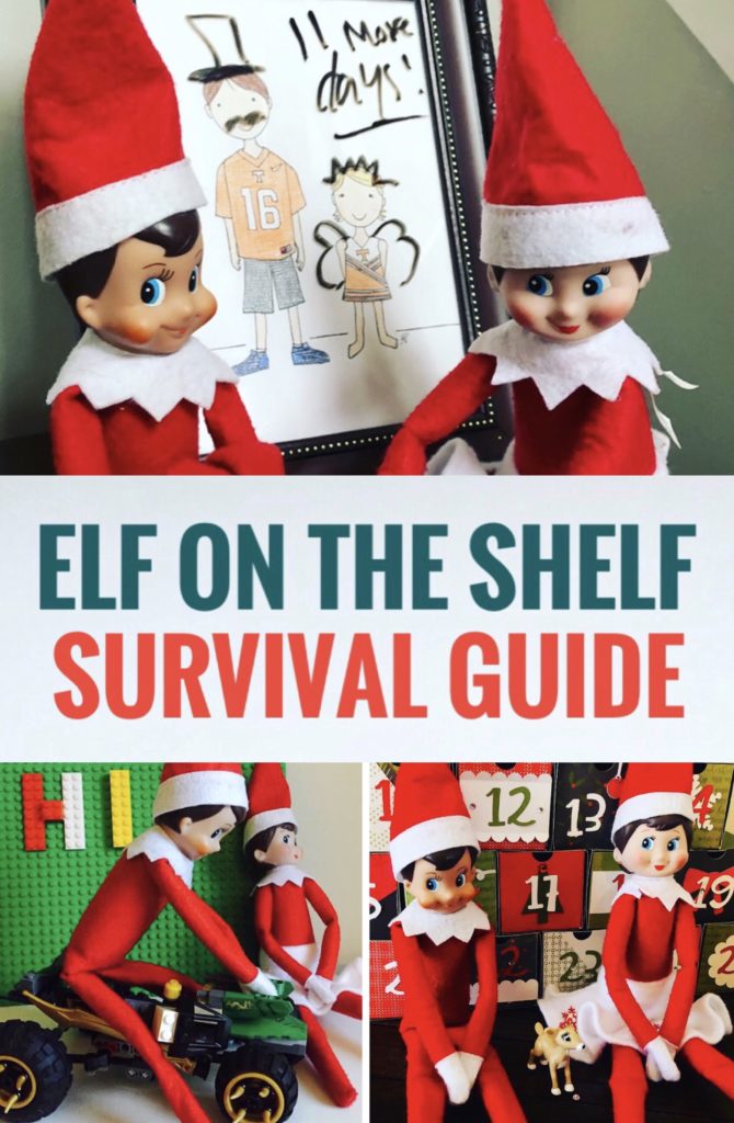 Don't stress this holiday season with this Elf on the Shelf Survival Guide. Find easy ideas for the arrival and what to do if you forget.