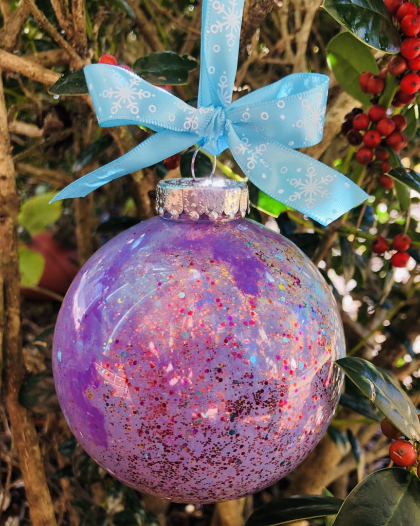 Marbled Ornaments Craft