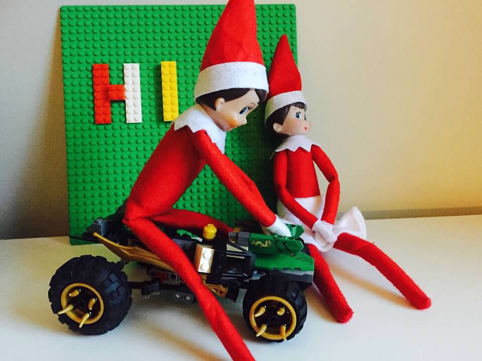 Elf on the Shelf Lego Shenanigans