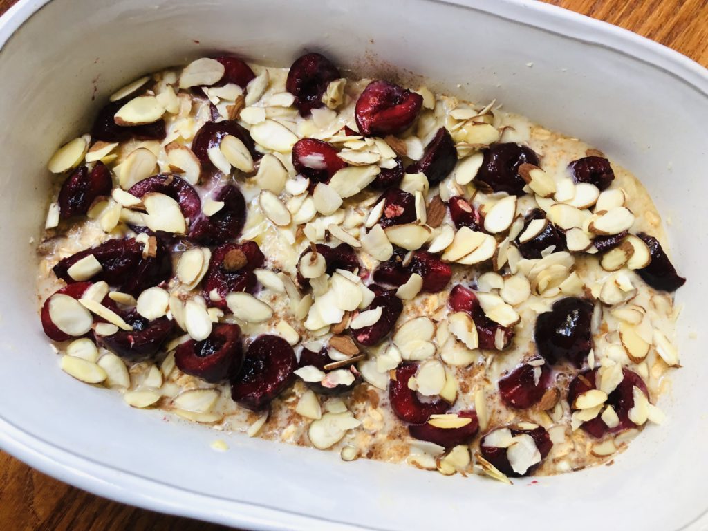 Cherry Almond Baked Oatmeal