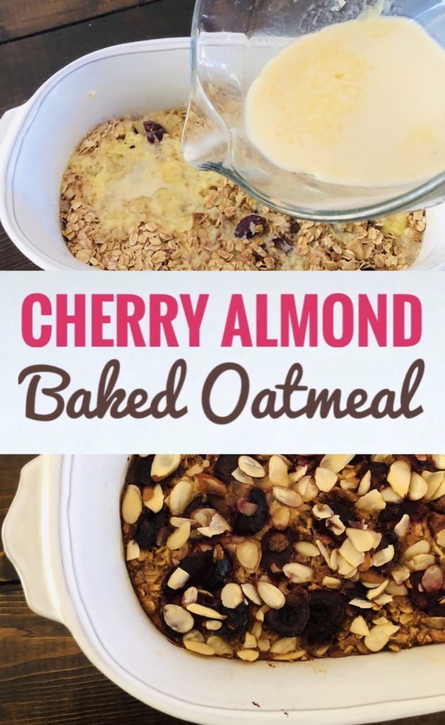 Cherry Almond Baked Oatmeal