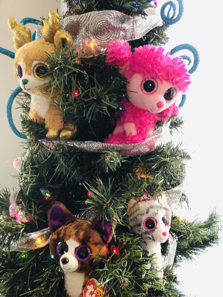 TY Beanie Boos christmas tree decoration bear  Windchill christmas 