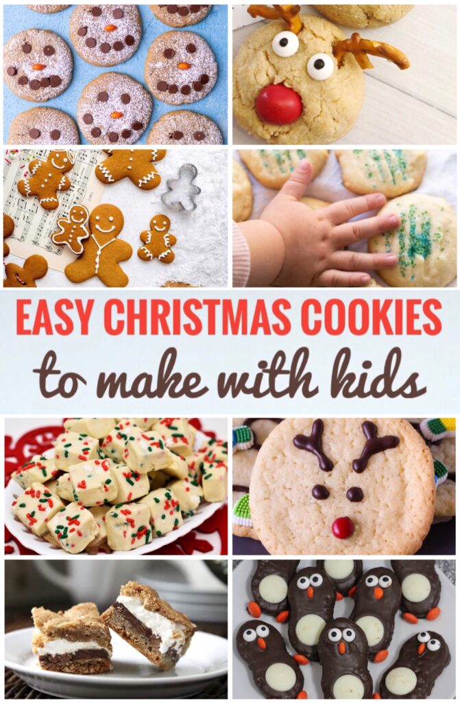 Easy Christmas Cookie Recipes to make with kids