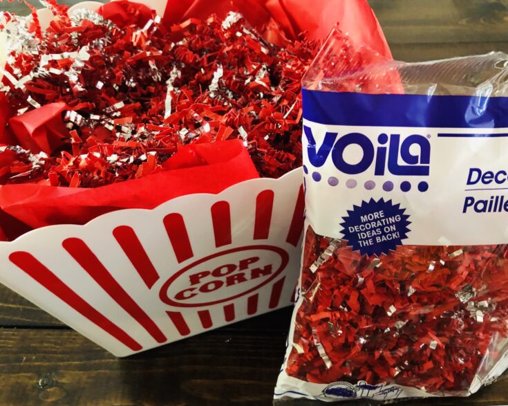 Dollar Tree Movie Night Gift Basket Glitter On A Dime