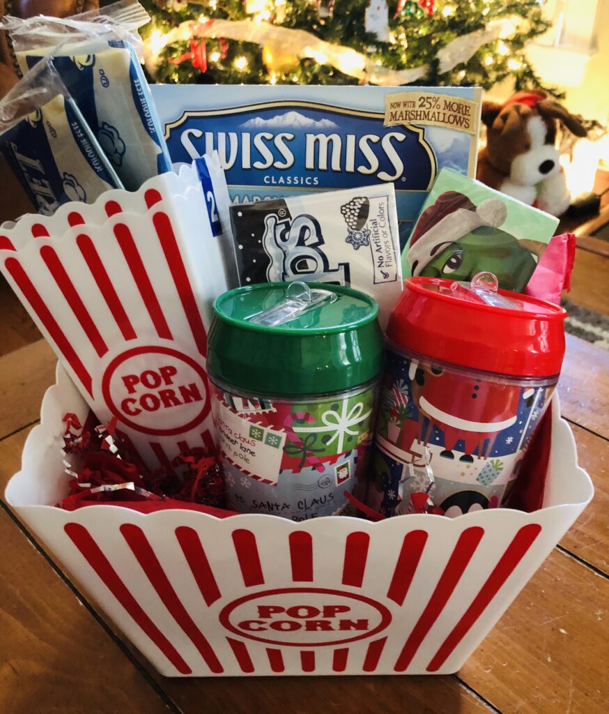 Christmas Baking Themed Gift Basket From The Dollar Tree 