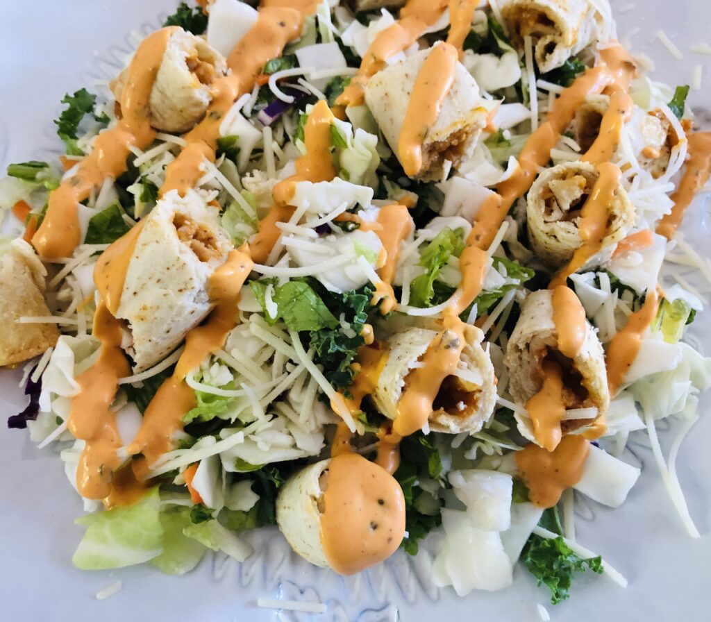 Taquitos Two Ingredient Salad