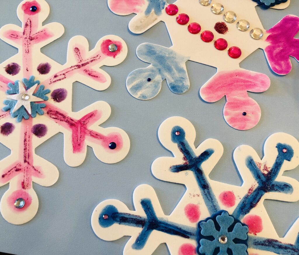 Easy Foam Snowflake Craft for Kids