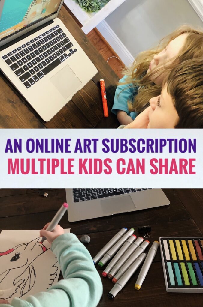 Online Art Subscription Multiple Kids Can Share