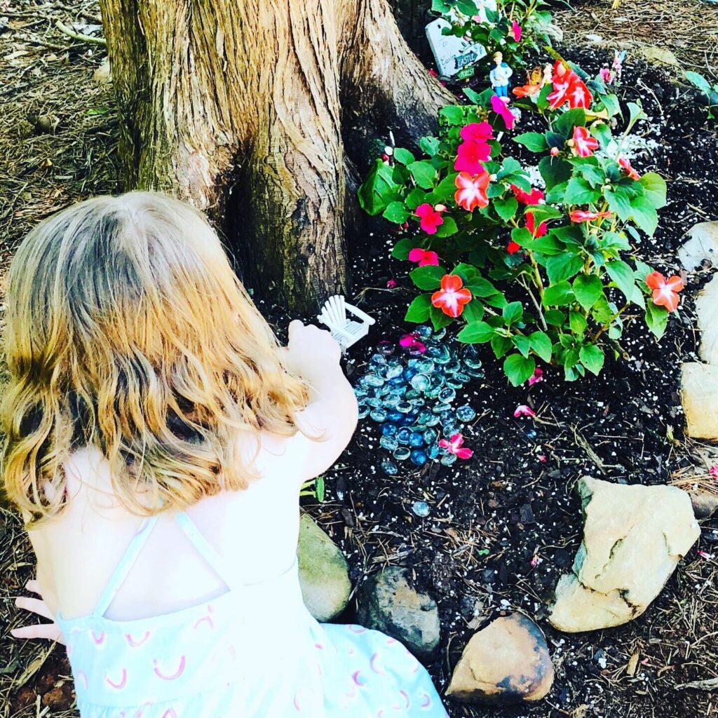 Backyard Fairy Garden for Nature Week Activities